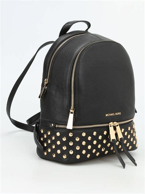 michael kors rhea studded backpack knockoff|Michael Kors rhea large backpack.